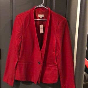 Loft blazer with pockets and button NWT